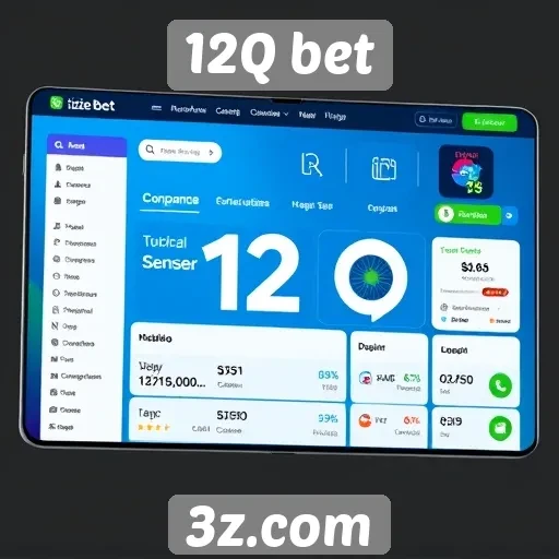 Facilidade de uso da interface do site 12Q bet